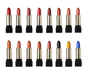 17 colori Logo Personalizzato <span class=keywords><strong>Nero</strong></span> Tubo Del <span class=keywords><strong>Rossetto</strong></span> Crema <span class=keywords><strong>Rossetto</strong></span> Opaco - Product Image 1