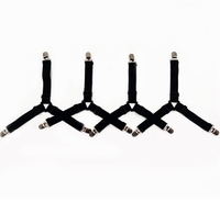 Attaches pour draps de lit Supports pour draps de lit Attaches réglables élastiques pour draps de lit