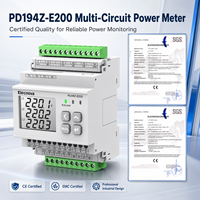 Compteur de qualité d'alimentation multicanal pour circuit principal, 4 canaux, 3 phases, classe 0.5S, PD194Z-E200