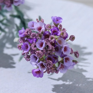 <span class=keywords><strong>Fleurs</strong></span> artificielles en forme de boule de neige moulées par injection, arrangement en fausse soie floquée, décoration pour mariage, hôtel, maison, vente en gros - Product Image 4