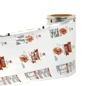 Hot Sale High Quality Recyclable Film Laminated Heat Sealable Flexible Food Packaging Material Aluminum Foil Roll Film