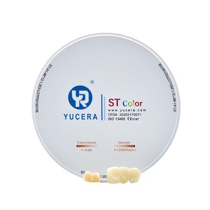 Puck de zircônia dental Yucera ST Color para uso em laboratório dental sistema aberto <span class=keywords><strong>CAD</strong></span> <span class=keywords><strong>CAM</strong></span> - Product Image 1