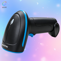 Lecteur de codes-barres 1D AIXW, scanner de codes-barres portable, lecteur de codes-barres USB filaire pour la vente au détail, l'entrepôt, l'inventaire, prend en charge