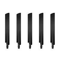 Antenne de communication extérieure à gain élevé 4dBi 5dBi en caoutchouc 2.4G 4G Wi-Fi 1710MHz 1900MHz LTE GSM large bande pour terminal