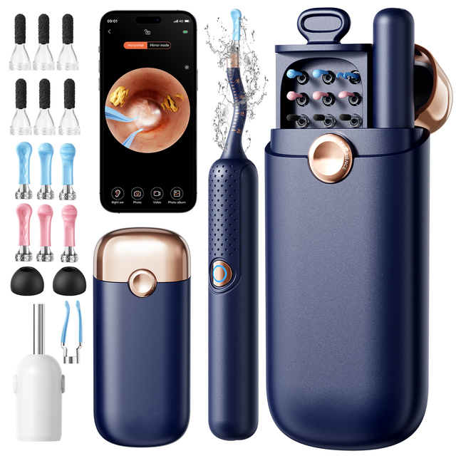 High Definition Otoscope Camera for Ear Wax Cleaning Ear Inspection and Daily Ear Care Wifi Ear Camera
