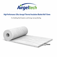 Couverture isolante en aérogel de silice 15 mm en rouleau pour l'isolation des toitures de bâtiments, économie d'énergie