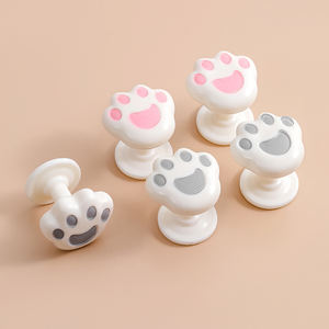 Usine OEM mignon chat salle de bain bouton de commutation de <span class=keywords><strong>chasse</strong></span> <span class=keywords><strong>d</strong></span>'<span class=keywords><strong>eau</strong></span> <span class=keywords><strong>d</strong></span>écoration de la maison outil propre <span class=keywords><strong>poussoir</strong></span> de toilette - Product Image 4