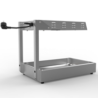 Machine de maintien au chaud pour frites et chips de pommes de terre, 450W, pour restauration rapide, modèle de table avec lampe chauffante 25W
