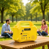 Banco de Energía Portátil Multifuncional de Iones de Litio de 10W 20W 30W 50W para Exteriores, Sistema de Generación de Energía Solar para Emergencias en el Hogar y Campamentos