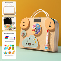 Tablero de actividades para niños Montessori, juguetes sensoriales educativos, caja de luz LED educativa temprana para Tdlers Giftsod