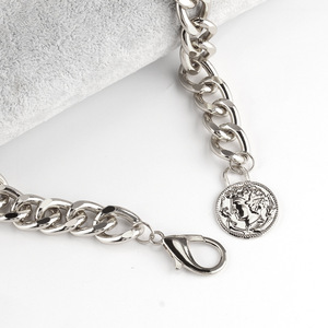 สร้อยคาดเอวเหรียญทองคำประดับพู่โลหะผสมสังกะสี สไตล์ฮิปฮอป สำหรับงานปาร์ตี้ เครื่องประดับแฟชั่น - Product Image 3