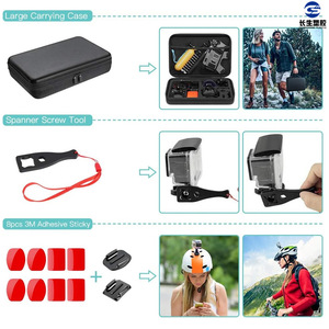 Kit d'accessoires GoPro 48 en 1 pour Hero10 9 8 7 6 avec supports rotatifs à 360 degrés et sangles - Product Image 5