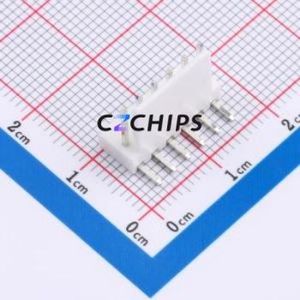 XD-2510-6AW Wire-to-Board Pin Header Bent Lead Through Hole,P=2.54mm Connector 1x6P 2.54mm Right Angle Insert 6P - Product Image 1