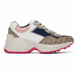 <span class=keywords><strong>Sneakers</strong></span> di Lusso da <span class=keywords><strong>Donna</strong></span> 2025, Comode Scarpe Casual <span class=keywords><strong>Bianche</strong></span>, Rosa <span class=keywords><strong>e</strong></span> <span class=keywords><strong>Beige</strong></span> con Stampa, Piattaforma Piatta in Tessuto, Stile Moda per Camminare - Product Image 4