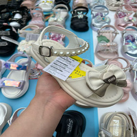 Sandales d'été légères, respirantes et antidérapantes pour bébés filles, vente en gros d'usine, marques variées, neuves et scellées, automne-printemps