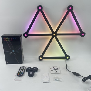 Modern DIY APP & Voice Control Smart <b>Light</b> <b>Bar</b> <b>LED</b> RGB Dimmable Wall Lamp for Music Room or Living Room - Product Image 1