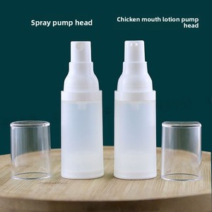 Bouteille en plastique avec pulvérisateur et pompe à vide 15-50 ml, modèle pulvérisateur/pompe à émulsion pour lotion Pure Dew, pour flacons cosmétiques - Product Image 3