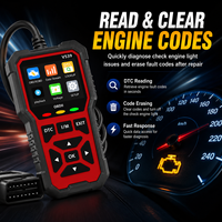 Outil de diagnostic OBD2 V539, modes OBDII complets, lecteur de code moteur de voiture, flux de données en temps réel, test de tension de batterie, scanner DTC, outil de réparation
