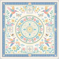 Tapis de jeu de Mahjong américain multicolore, en boue de diatomée, antidérapant, silencieux et absorbant l'eau