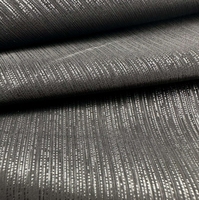 Strukturierter Glitzer-Design-Stoff mit Leuchteffekt, 4-Wege-Stretch PU-Leder, Elastischer Modestoff für Damen-Leggings, Kleider/Röcke