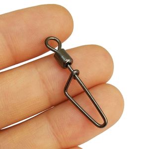 Échantillons gratuits 500 pièces/sac émerillons de pêche Swing Coastlock Snap Fishhooks Bass Fishing Tackle Connector Pesca <span class=keywords><strong>Emerillon</strong></span> <span class=keywords><strong>Peche</strong></span> - Product Image 5