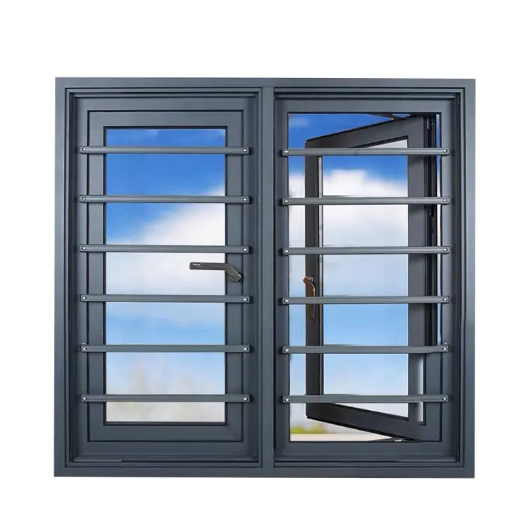 weather stripping casement windows Anti-Theft Window aluminium glass window