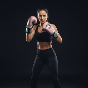 <span class=keywords><strong>Guantes</strong></span> de <span class=keywords><strong>Boxeo</strong></span> para Niñas, 10oz/12oz, Diseño de Dedos Completos, Transpirables, Duraderos, para Sanda - Product Image 2