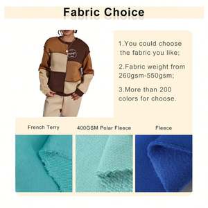 เสื้อสเวตเตอร์คอกลมผ้าฝ้ายผ้าขนแกะสำหรับผู้หญิงเสื้อกีฬาพิมพ์ลายสกรีนผ้าไหมทรงหลวมออกแบบได้ตามที่ต้องการ - Product Image 3