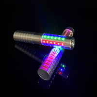 Bâton lumineux LED rechargeable en aluminium pour bouteille, avec effets stroboscopiques multicolores, portable pour décoration de bar/club