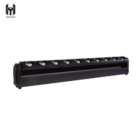 Lot de 10 barres LED linéaires mobiles RGBW 4-en-1 de 40W, IP20, contrôle DMX512, lumière stroboscopique pour scène, DJ, spectacle, boîte de nuit, mariage