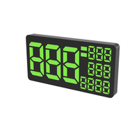 Speedometer Mobil Universal, Speedometer Mobil Digital GPS Universal dengan Layar 9.8 Inci untuk Truk
