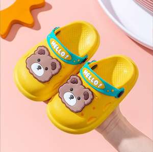Pantoufles de dessin animé antidérapantes pour enfants été garçons intérieur extérieur semelles souples chaussures de plage antidérapantes pantoufles - Product Image 4