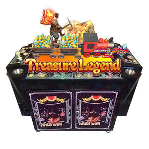 Prix d'usine Vente en gros <span class=keywords><strong>Nouveau</strong></span> <span class=keywords><strong>jeu</strong></span> de poisson Boutons de tir Table de pêche Arcade Cabinet Treasure Legend - Product Image 1