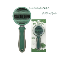 Fabricant Vente en gros BASSE quantité minimale de commande Brosse auto-nettoyante pour animaux de compagnie Brosse de toilettage pour chiens Chat Brosse de massage pour chiens