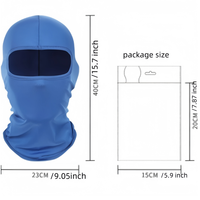 Masque de ski de haute qualité, imprimé à l'écran en soie d'araignée, en spandex/polyester, bonnet balaclava, masque d'extérieur d'été, logo personnalisable, masque de conduite