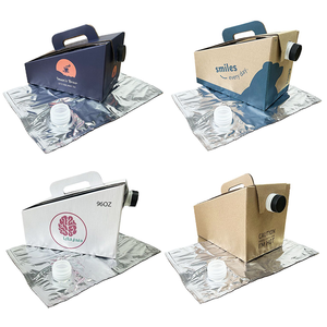 Custom1l 2L 3L <span class=keywords><strong>5L</strong></span> lấy đi giấy cà phê bao bì hộp với xử lý 96oz cà phê để đi Hộp rượu BIB Túi trong hộp Dispenser - Product Image 6