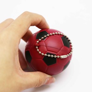 Porte-clés de football en PU, jouets anti-stress à presser, balles anti-stress - Product Image 3