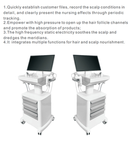 2026 Scalp Care Anti-hair Loss <b>Machine</b> Scalp <b>Massage</b> Analysis Treatment Hair Growth Therapy <b>Machine</b> 6 Handles Hair Clinic Spa - Product Image 3