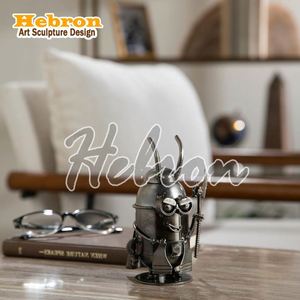 Escultura de <span class=keywords><strong>León</strong></span> con Corona Personalizada al por Mayor, Decoración de Metal para Mesa o Escritorio, Adorno para el Hogar - Product Image 4