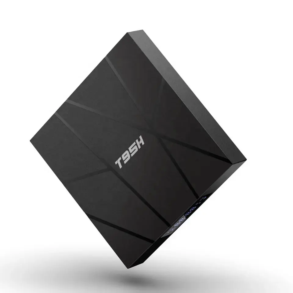 Fábrica personalizada T95H TV caixa 6k 4k Android 10.0 TV caixa Allwinner H616 Chip 2.4g/5g Dual Wifi Bt5.0 Youtube Media Player caixa inteligente