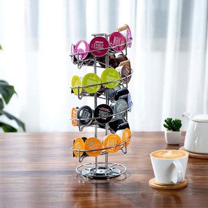 Organizador de Cocina Giratorio de Acero Inoxidable para Cápsulas de Café, Capacidad para 40 Cápsulas, Venta al Por Mayor Personalizada - Product Image 6