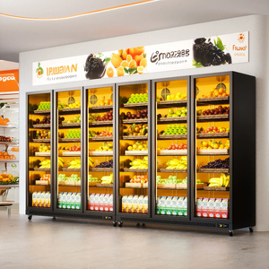 Refrigerador de Alto Rendimiento con Puerta de Vidrio, Refrigerador con Inversor, Enfriador de 2 <span class=keywords><strong>Puertas</strong></span>, <span class=keywords><strong>Vitrina</strong></span> Congeladora <span class=keywords><strong>para</strong></span> Cocinas Comerciales - Product Image 6