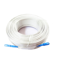 Cable de parche de fibra óptica SC/APC, 3,0mm, G657A1, G657A2, monomodo, simple, blanco