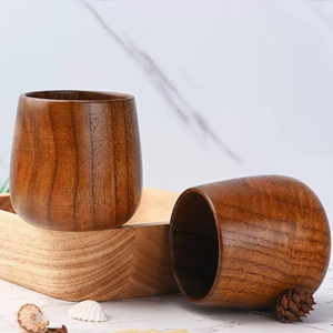 Taza <span class=keywords><strong>de</strong></span> Té <span class=keywords><strong>de</strong></span> Madera <span class=keywords><strong>de</strong></span> Azufaifo al por Mayor, Taza Creativa Europea <span class=keywords><strong>de</strong></span> Madera Natural para Restaurante y Uso Doméstico, Taza Clásica para Leche - Product Image 3