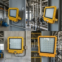 Lumière LED anti-corrosion WF2, anti-explosion, IP65, montage mural, lampe industrielle