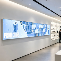 Profil SEG en aluminium de 100 mm de profondeur pour caisson lumineux en tissu, aspect sans cadre, fournisseur pour affichage publicitaire intérieur