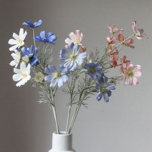 Crisantemo Artificial JingRui, Seda Flocada, <span class=keywords><strong>Cosmos</strong></span> <span class=keywords><strong>Bipinnatus</strong></span>, 5 Colores, 61 cm de Largo, para Decoración del Hogar, Bodas, Graduaciones, Halloween - Product Image 1