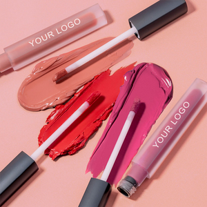 Lápiz labial mate líquido hidratante a prueba de transferencia de aceite de semilla de sandía aceite de manzana vegano sin secado personalizado - Product Image 2