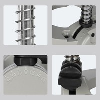 Support de perceuse de précision Support de perceuse de tuyau Guide de forage avec angle réglable et poignée amovible Outil de bricolage