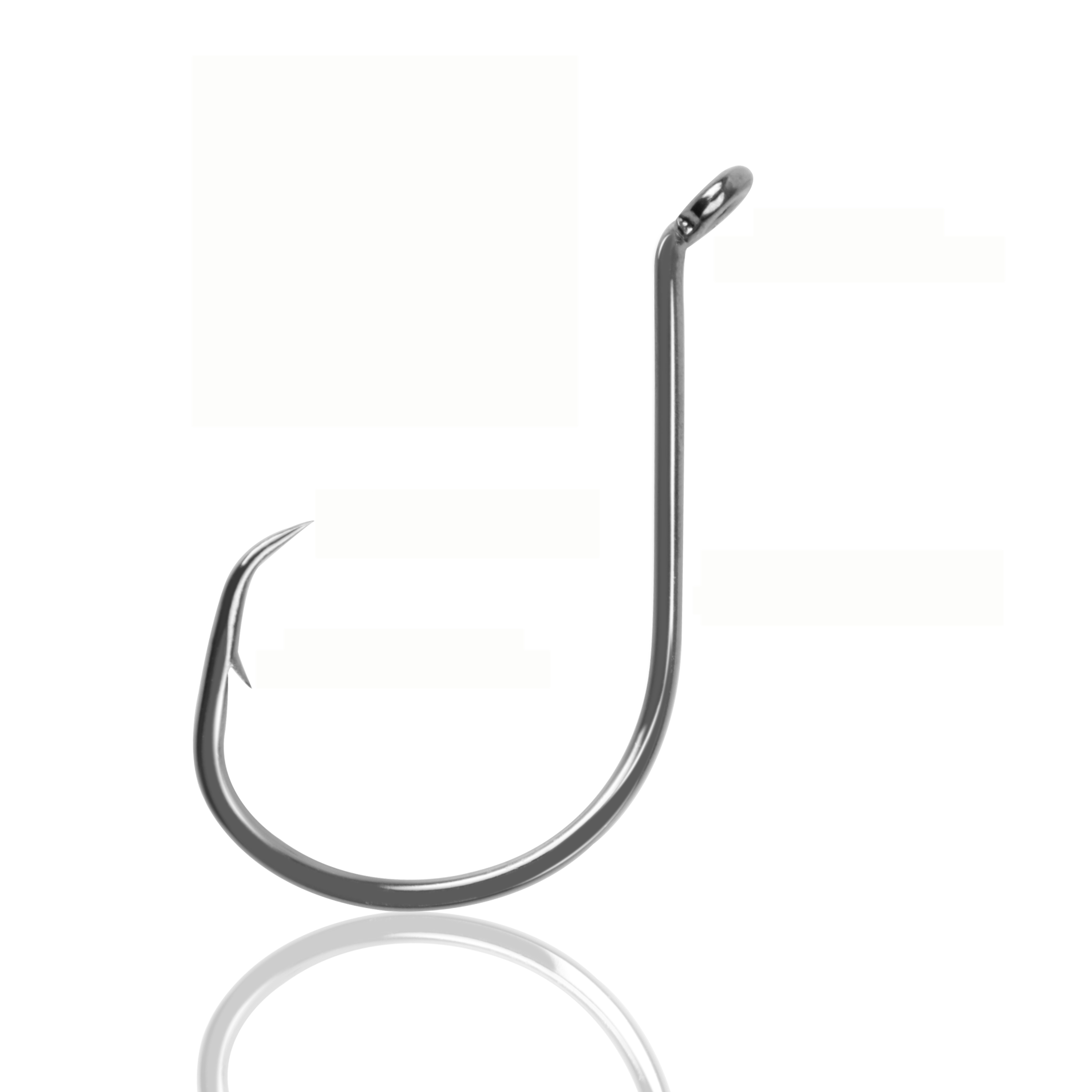 black carbon steel fish hooks saltwater Fishing Live Bait 25~100Pcs Circle Hook Fishing Hooks  9km-dwlife 100pcs Black High Carbon Steel Strong Barbed Fish Hooks Freshwater Multi Sizes 150PCS Circle Hooks Strong High